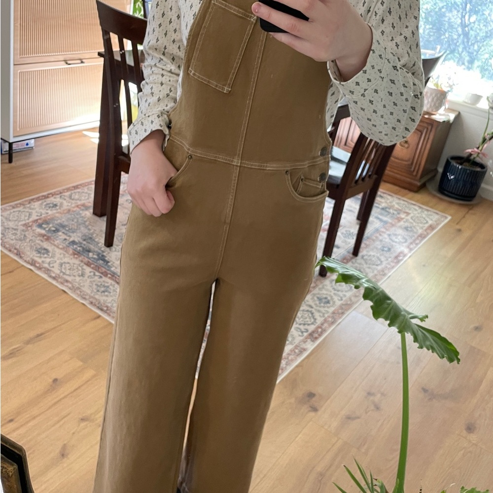 Women's Tan Overalls